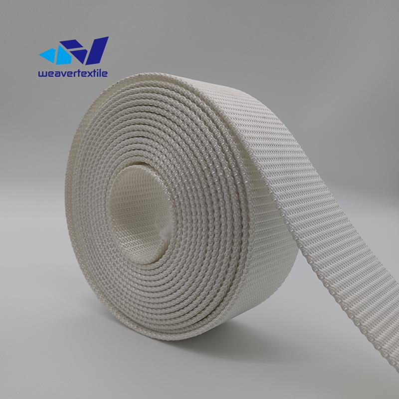 화이트 폴리 에스터 웨빙 white polyester webbing