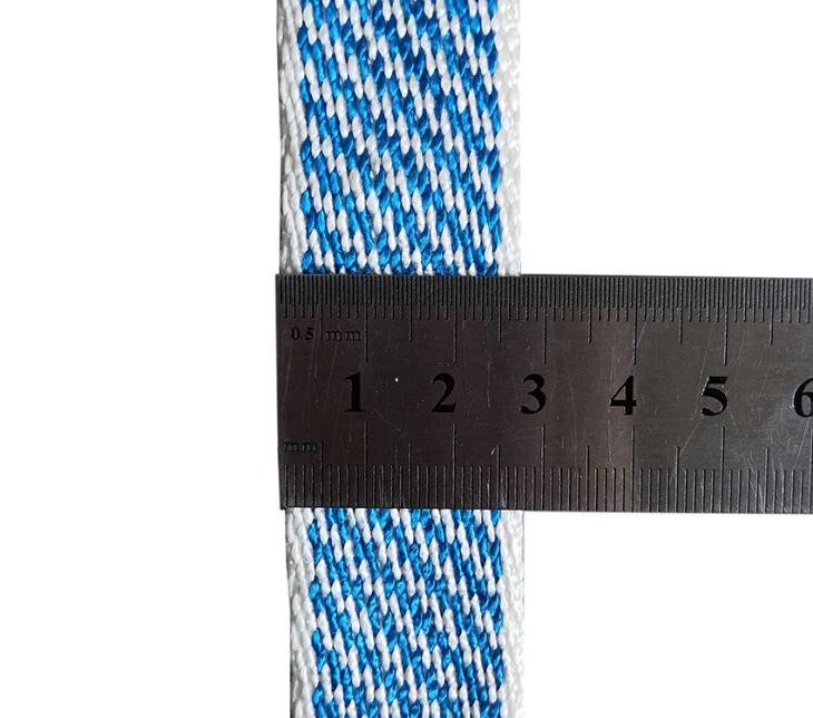 Blue Twill Blend Webbing for climbing