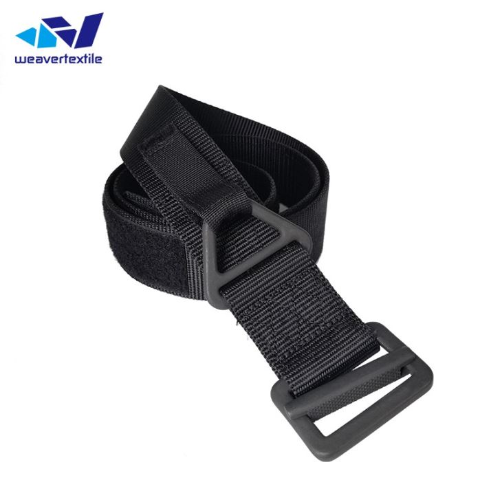 Black Military Rigger Duty Belt With Velcro